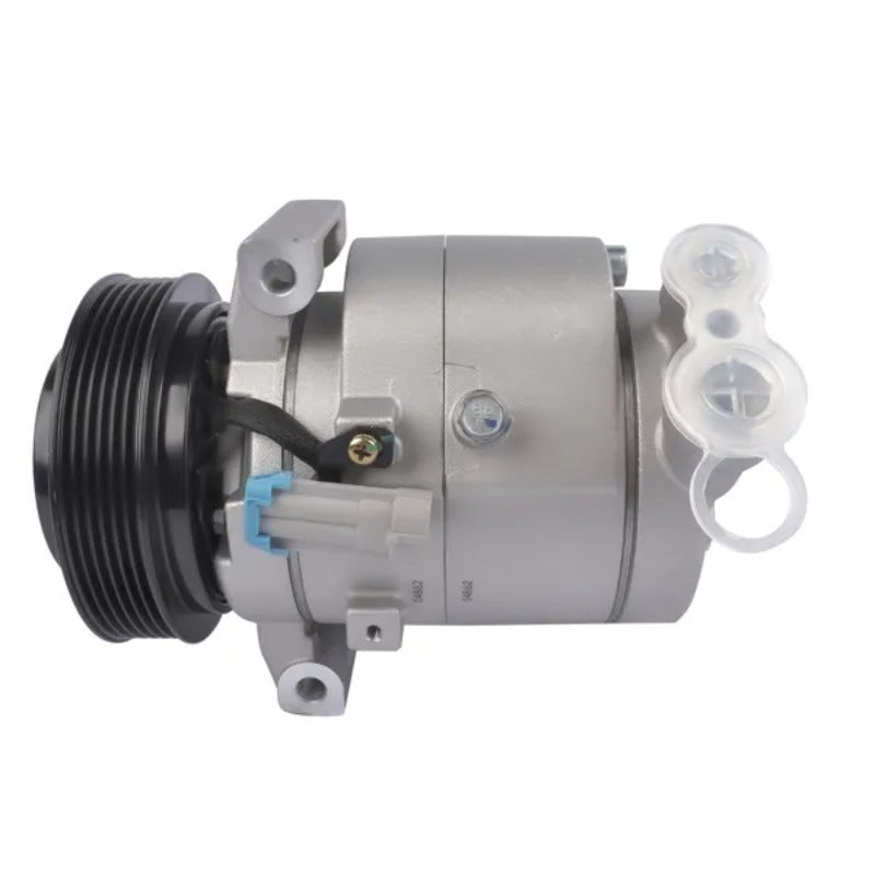 1pc A/C Compressor with Clutch, 6 Groove, OEM 95935304 67695, Replacement for Chevy Sonic Hatchback/Sedan 2012 1.8L, Auto Air Conditioning Compressor