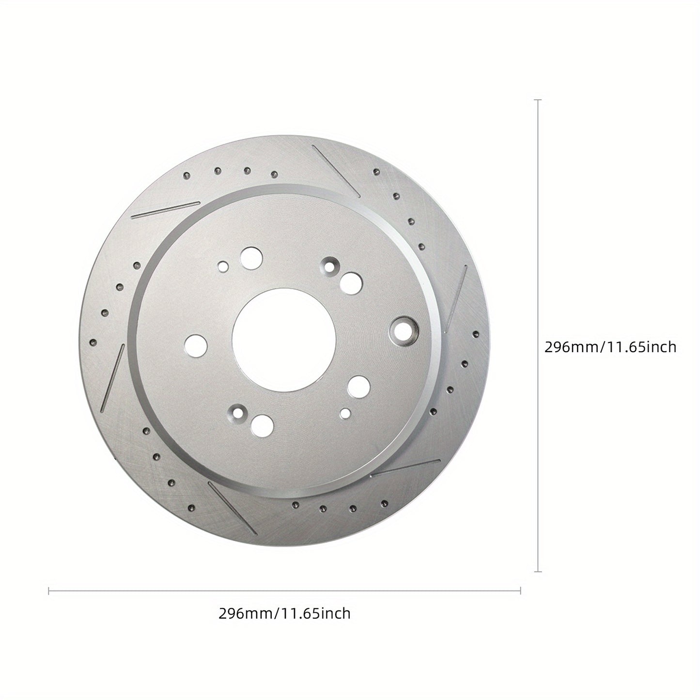 296mm Front & Rear Rotors + Brake Pads for Chevy Cobalt Malibu Pontiac G6 Saturn