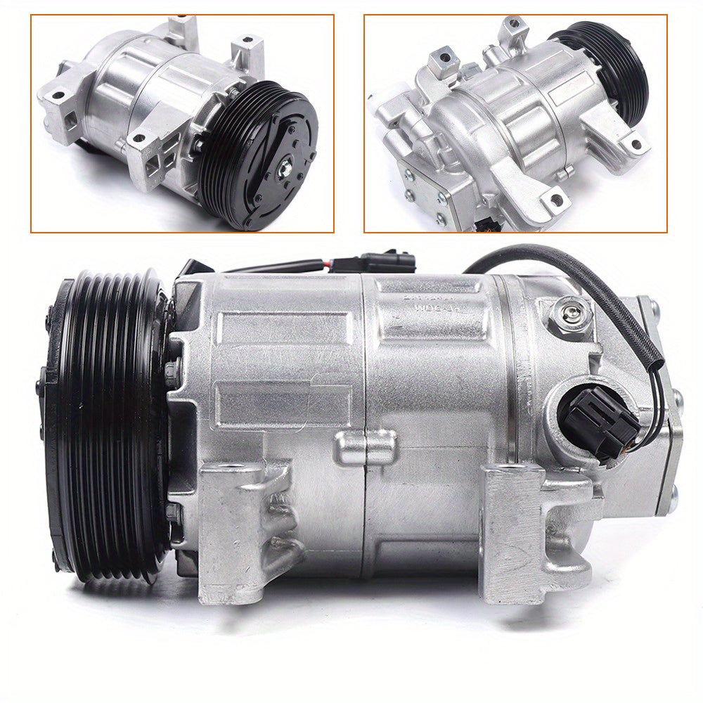 (Silver) Air Conditioner Compressor with Clutch AC Air Compressor CO 29073C 97664 Fit for 2013-2018NISSAN ALTIMA Car Accessories