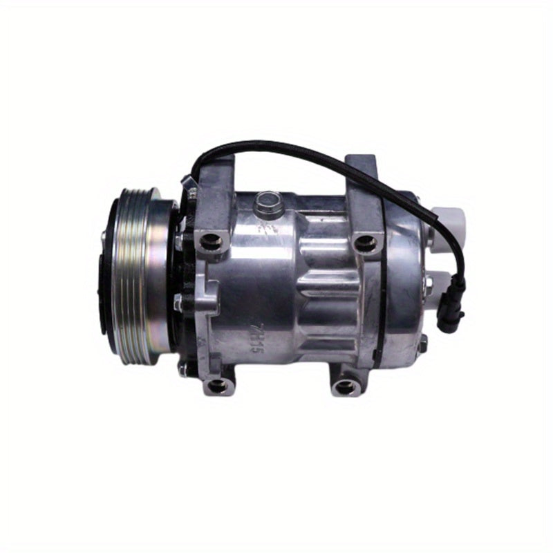 87519620 A/C Compressor Compatible for Ford New Holland T4020 T4030 T4040 T4050 T4060F T5040 T5050 T5060 T5070 TD5010