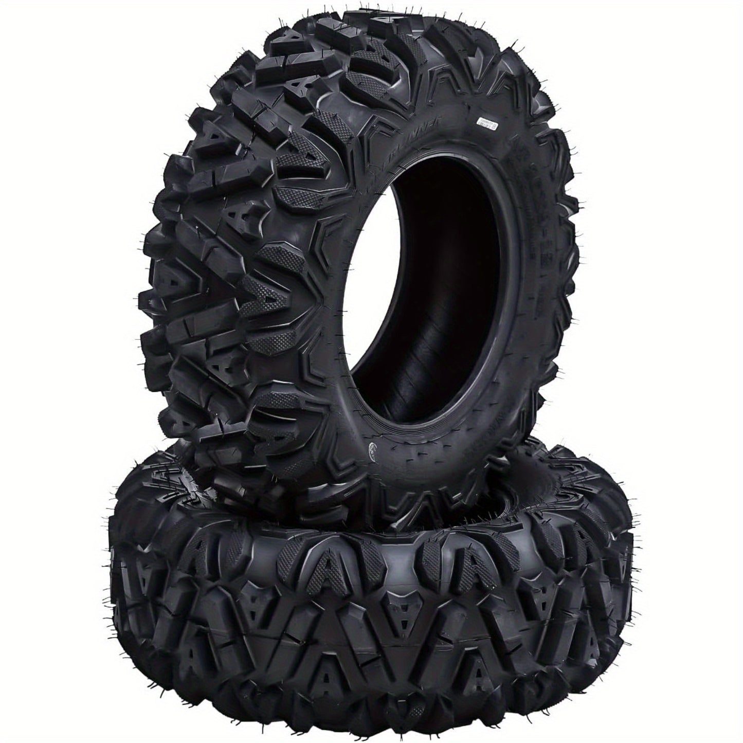 Set of 2, 26x9-12 ATV/UTV Tires, All Terrain Tubeless Tires, 6PR, 49F Load/Speed Index All Terrain Off-Road Tires