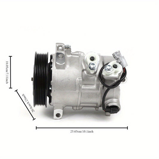 AC Compressor For 09-12 Dodge Caliber 60.87oz 09-16 Jeep Compass Patriot 67.63oz 81.15oz-100% BrandNew and High Quality-According to the original factory specifications-Perfect match for the original car-Stable characteristic