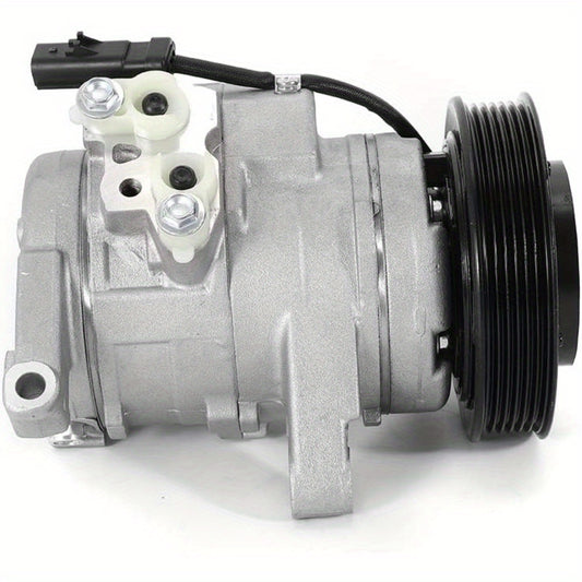 Air Conditioner Compressor W/ Clutch, AC Compressor & Clutch, Climate Control Engine for Dodge Ram 1500 2500 Dakota 125.11oz 1.24gal 2004-2007, for Mitsubishi Raider 125.11oz 1.24gal 2006 2007