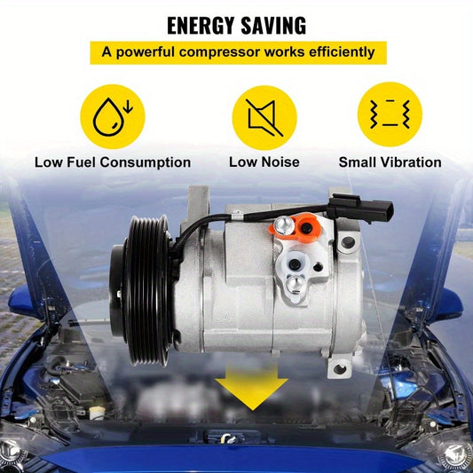 VEVOR AC Compressor for Grand Caravan & Town and Country - OEM 471-0522, 77374, 78374, 97343, 98343