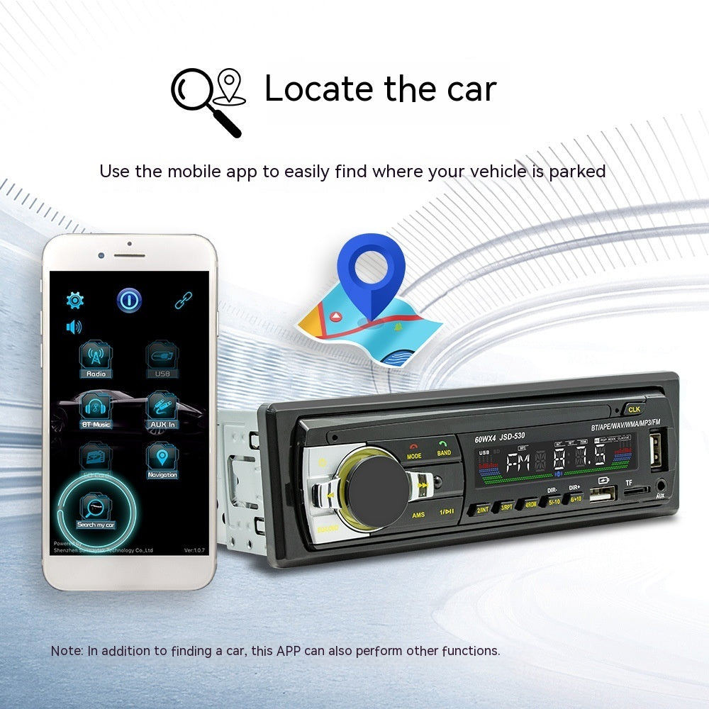 Universal Automotive MP3 Player Bluetooth Hands-free Central Control Audio