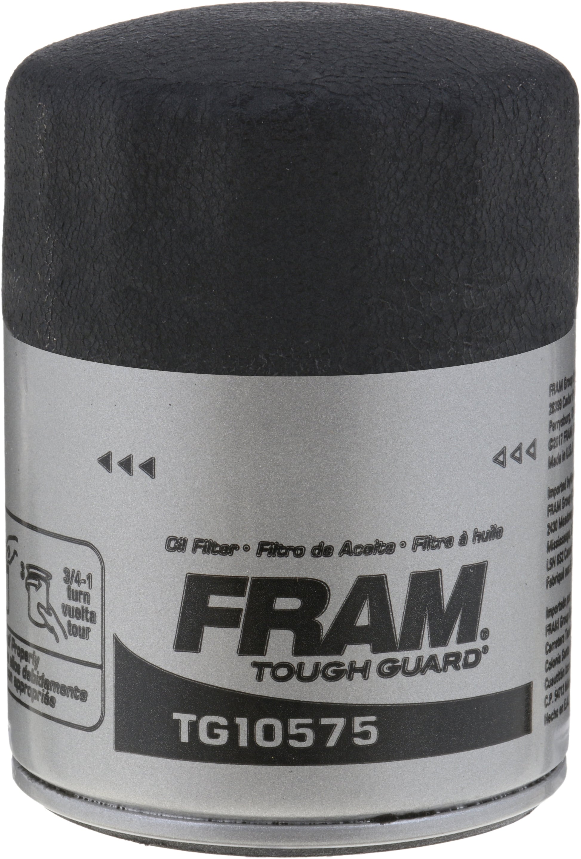 Tough Guard Oil Filter, TG10575, 15K Mile Replacement Filter for Select Chevrolet and Ford Vehicles