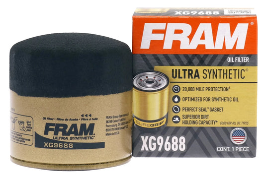 Ultra Synthetic Oil Filter, XG9688, 20K Mile Replacement Filter for Select Hyundai, Kia Vehicles