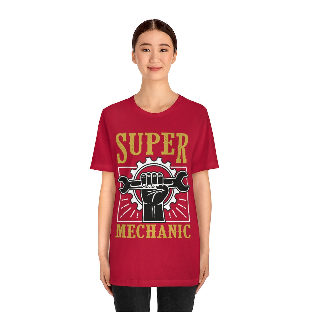 Super Mechanic Printed T-Shirt