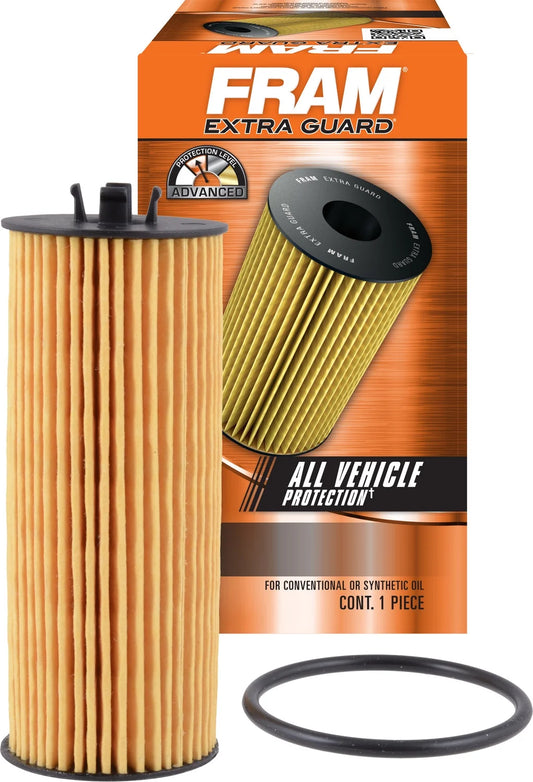 Extra Guard Oil Filter, CH10955, 10K Miles, Replacement Oil Filter Fits Select Vehicles