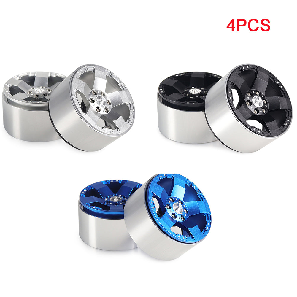 4pcs 2.2inch Crawler Rock Hub Wheel Rim