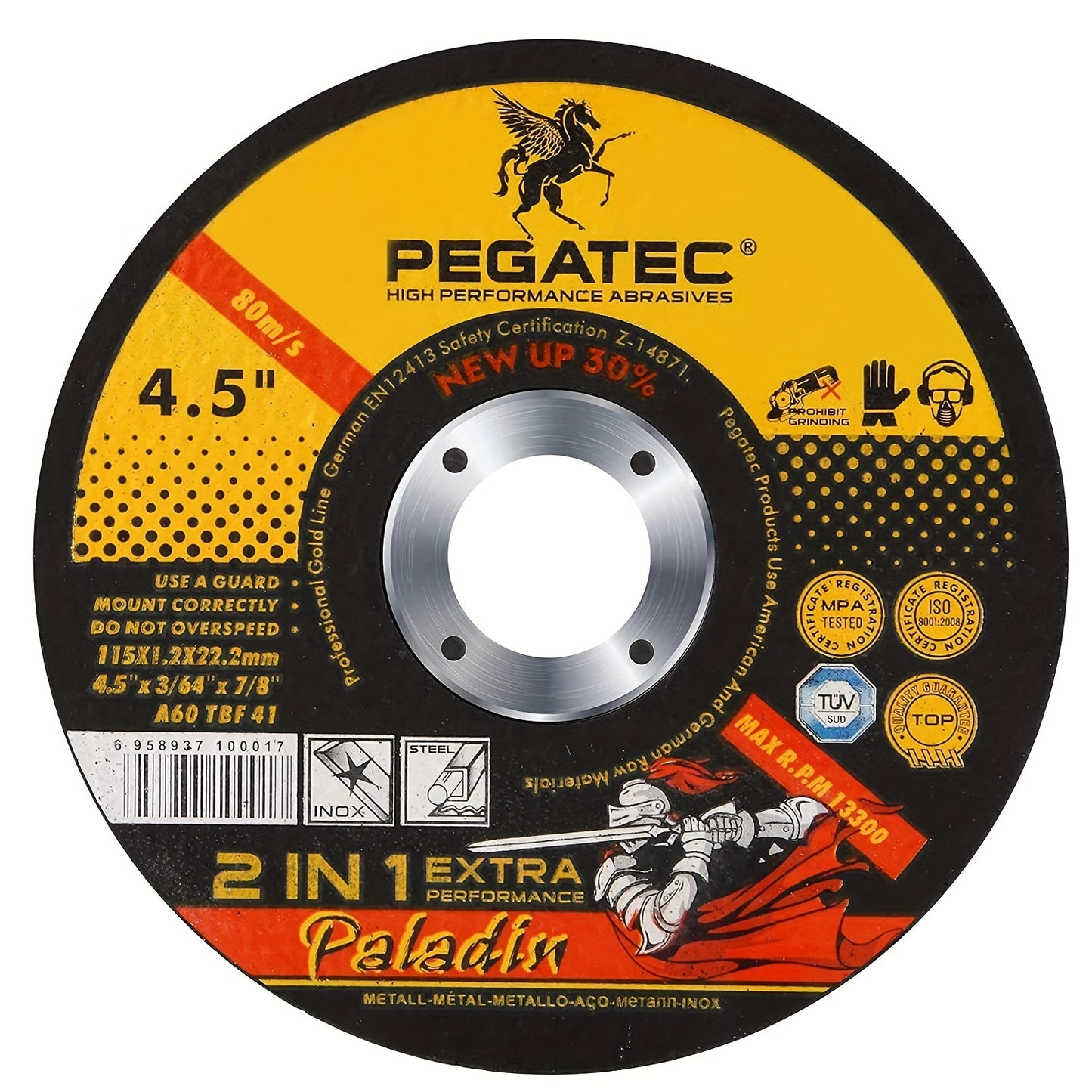 10/25/50pcs Ultra-Thin Cutting Disc Wheels - Superior Metal Cutting Performance with 4.5-Inch Diameter and Long-Lasting Durability - Ideal for Heavy-Duty Metalworking Applications