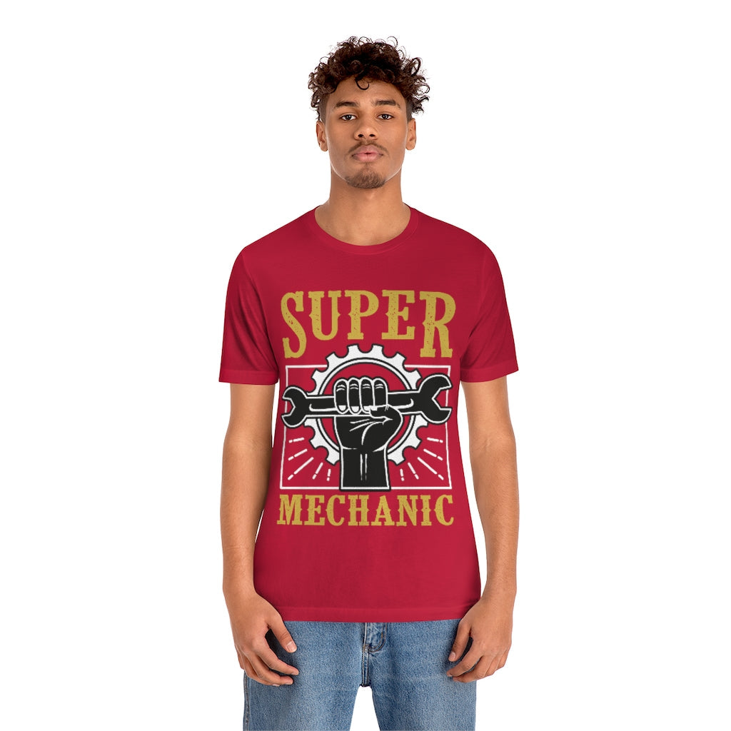 Super Mechanic Printed T-Shirt