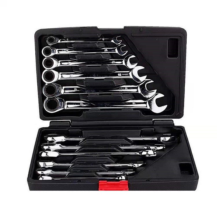 12PC Dual-purpose Ratchet Wrench Activity Auto Repair Tool