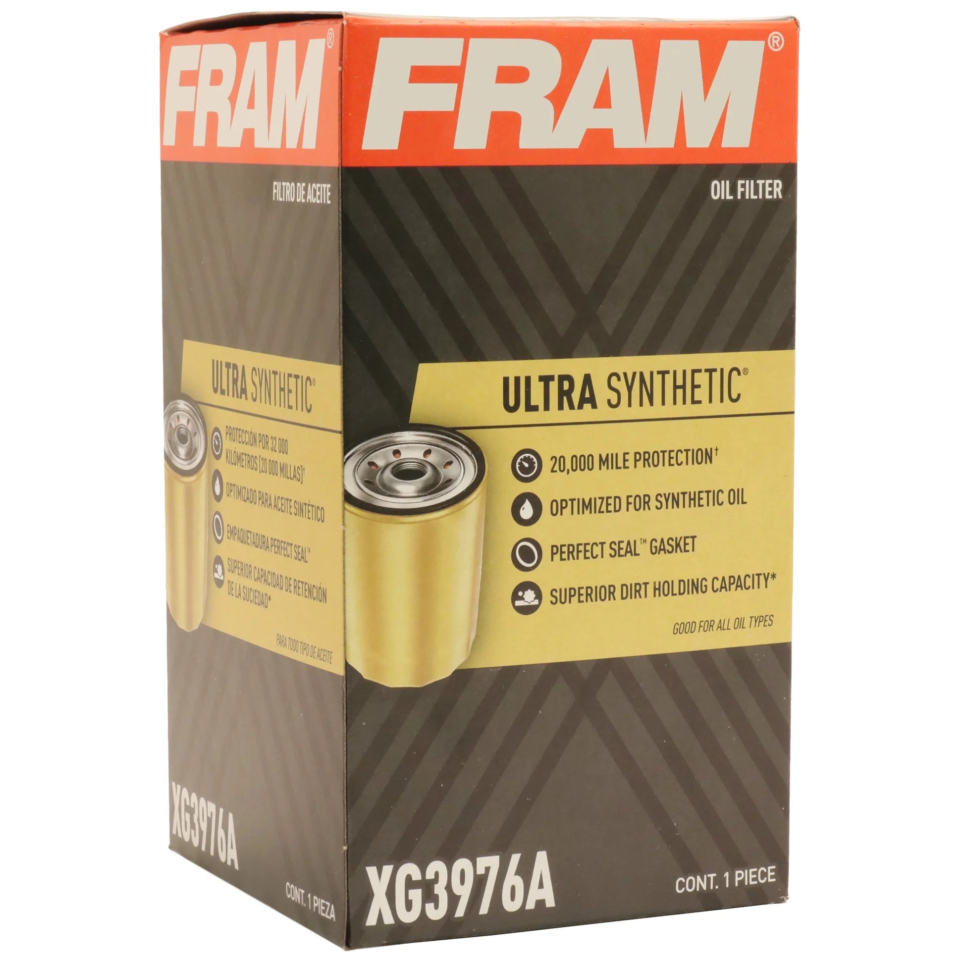 Ultra Synthetic Oil Filter, XG3976A, 20K Mile Replacement Filter for Select Dodge, Ram Vehicles