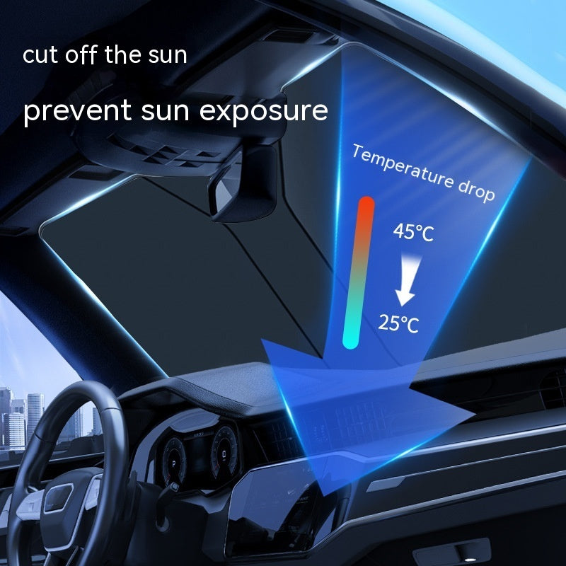 Upgraded Thickened Sunscreen Sun Protection Curtain Universal Automotive Sun Louver