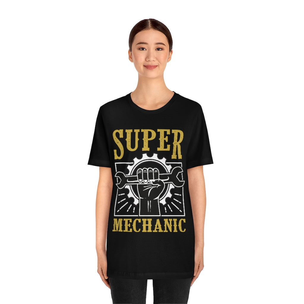 Super Mechanic Printed T-Shirt