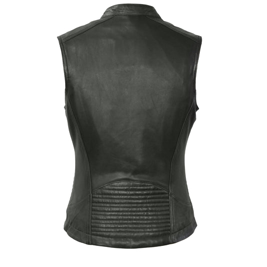 York - Women's Motorcycle Leather Vest