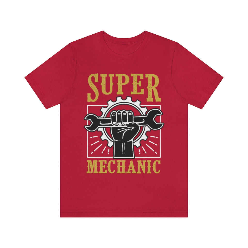 Super Mechanic Printed T-Shirt