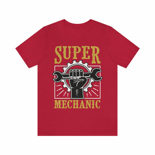 Super Mechanic Printed T-Shirt