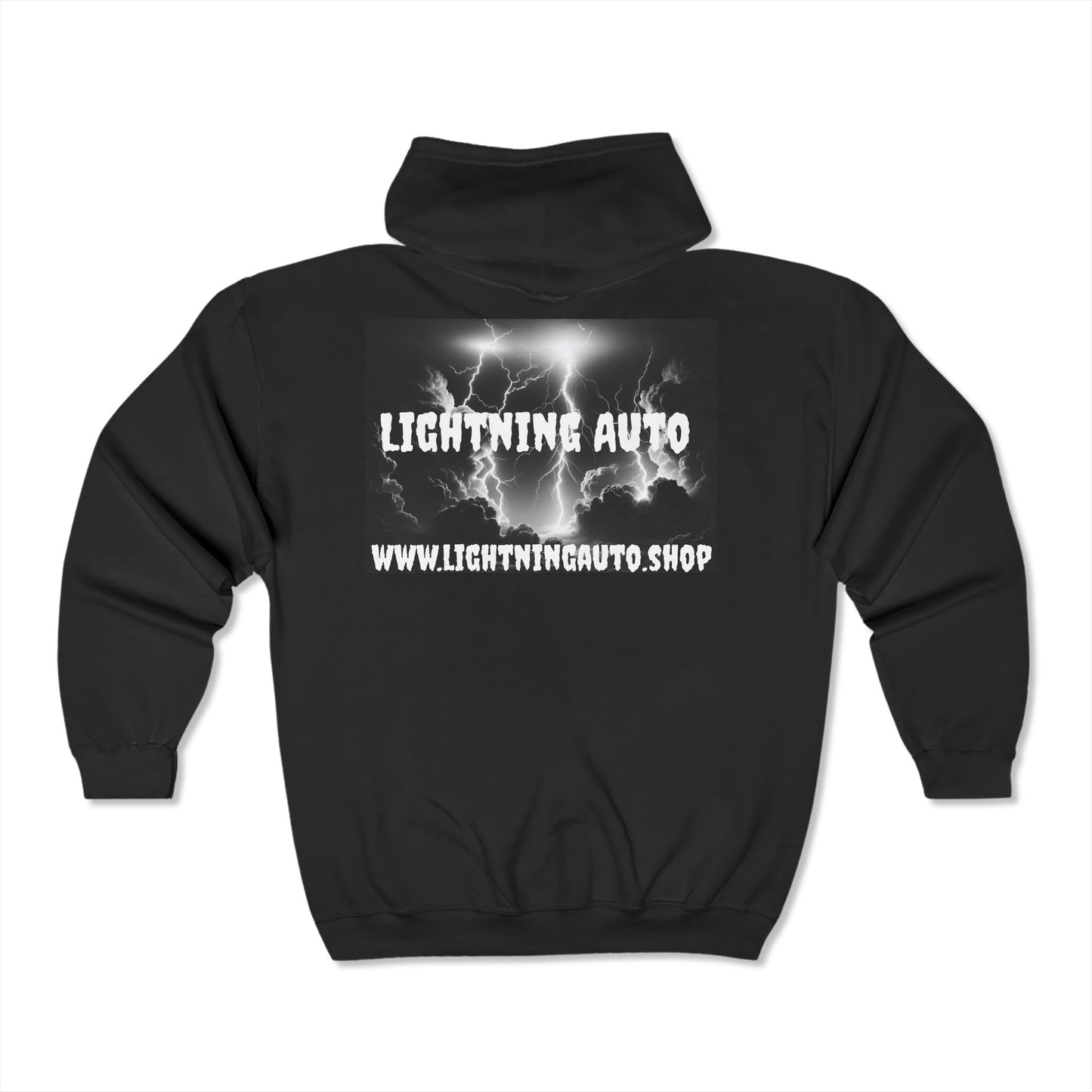 Unisex Heavy Blend™ Full Zip Hooded Sweatshirt Lightning Auto