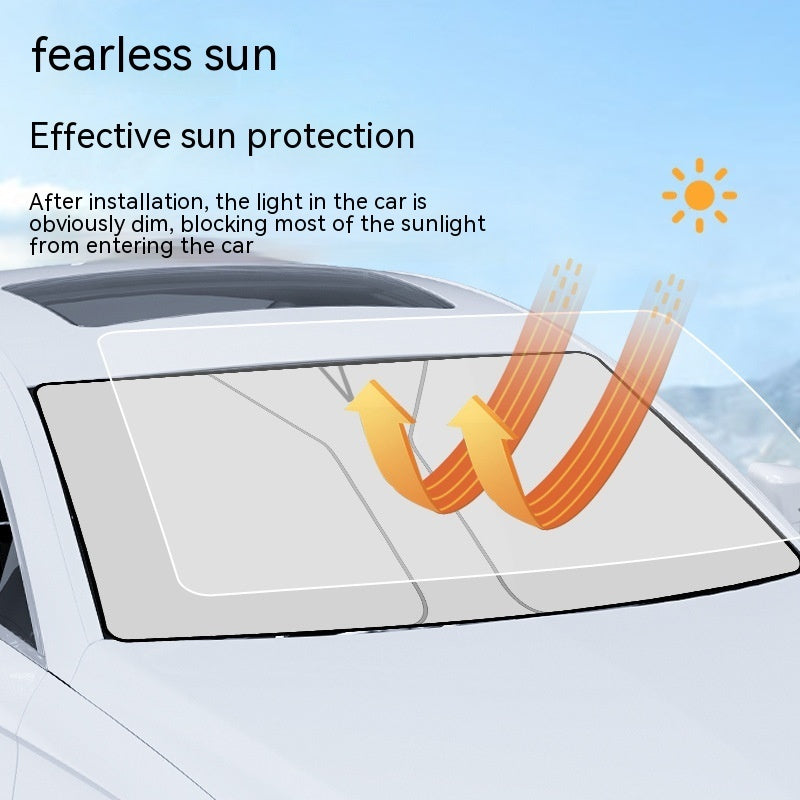 Upgraded Thickened Sunscreen Sun Protection Curtain Universal Automotive Sun Louver