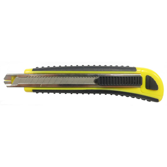 Allway 2524973 5.5 in. Auto Load Snap Knife, Yellow