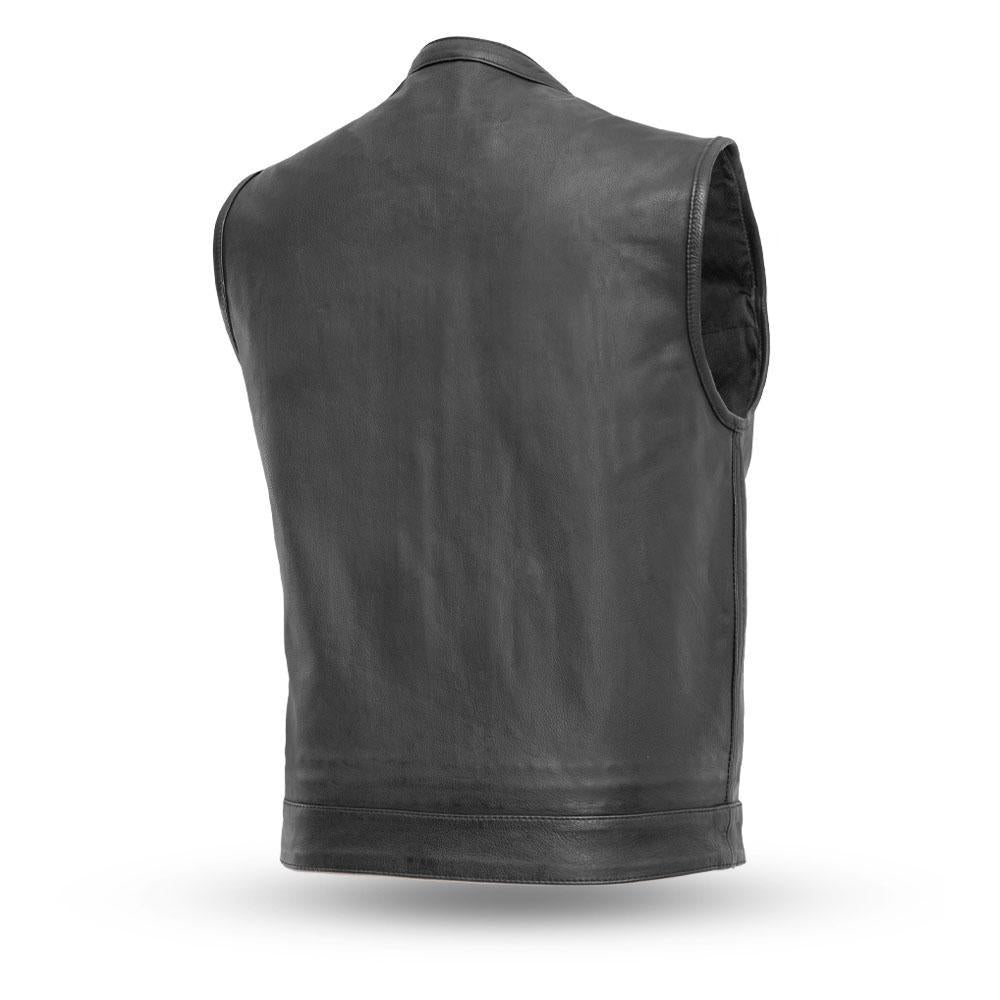 Sharp Shooter - Men's Motorcycle Leather Vest