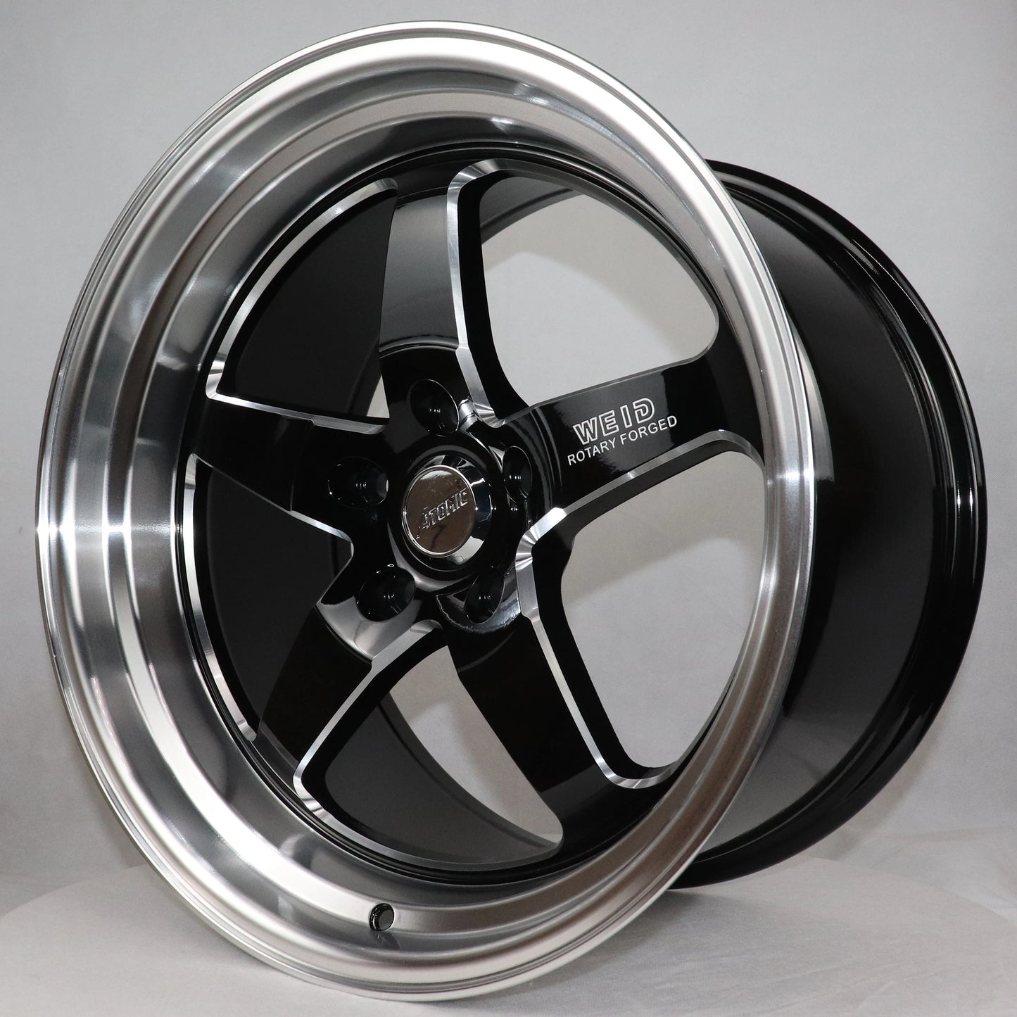 1PC 17 inch alloy wheels 18 inch black rims 5 holes 5x114.3 passenger car wheel rims