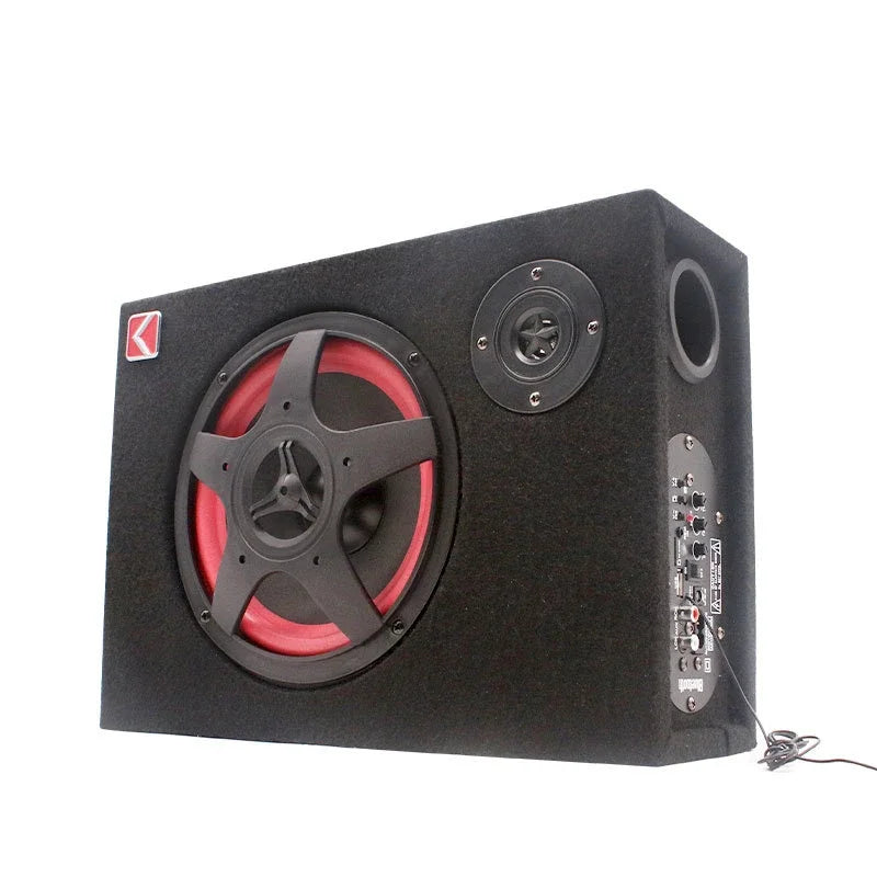 12V/24V/220V High Power Bluetooth Three Use 6-Inch Square Card Car Subwoofer