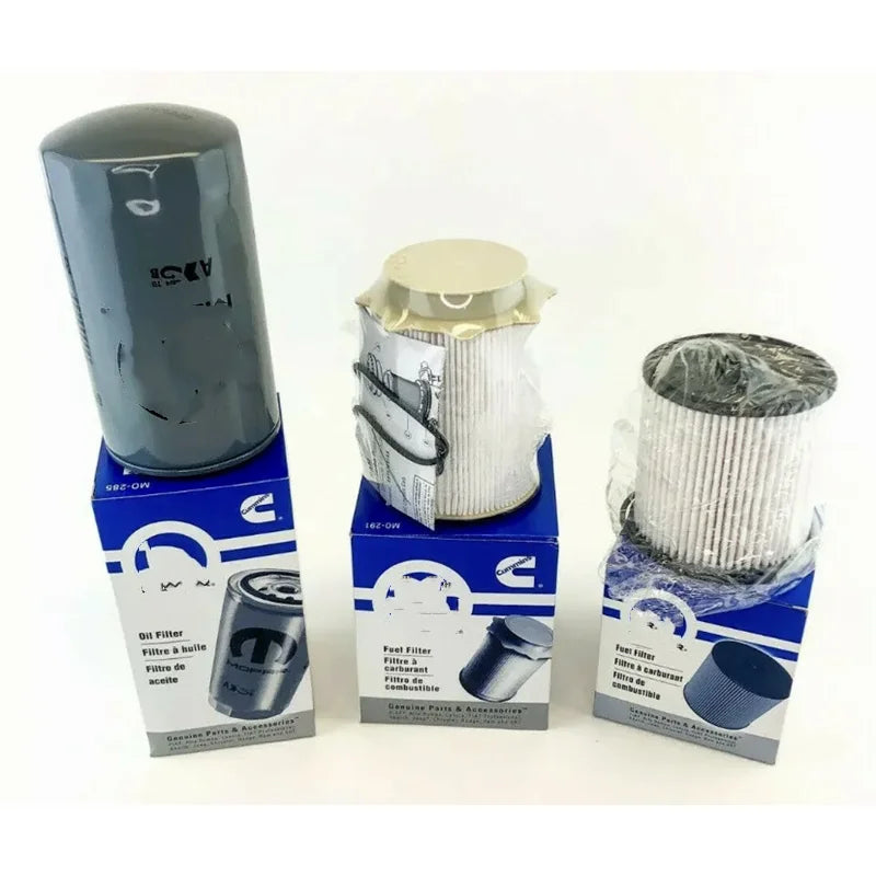 3pcs Factory M0par Diesel Fuel and Oil Filter Set for 2019 2020 Rem 2500 3500 4500 5500