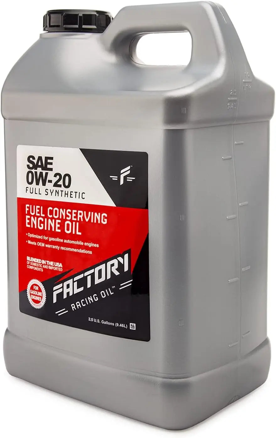 Oil 209907 Twin Pack SAE 0W-20 Fully Synthetic Fuel Conserving Engine Oil - API SP ILSAC GF-6A - 5 Gallons (2x2.5 Gal bottles)