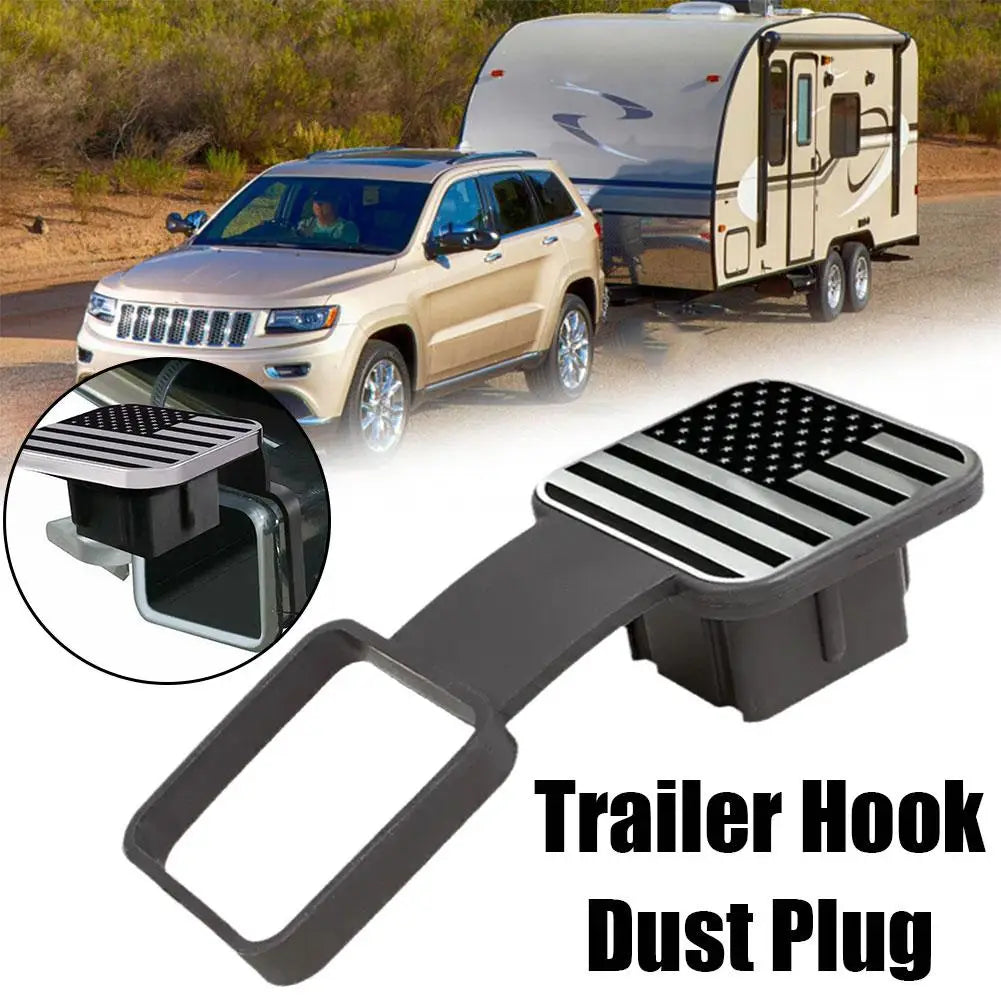 1pc New Car Plug Cover Trailer Hook Dustproof Plug Square Mouth Protective Cover For 2'' Trailer Hitch Receivers for Toyota