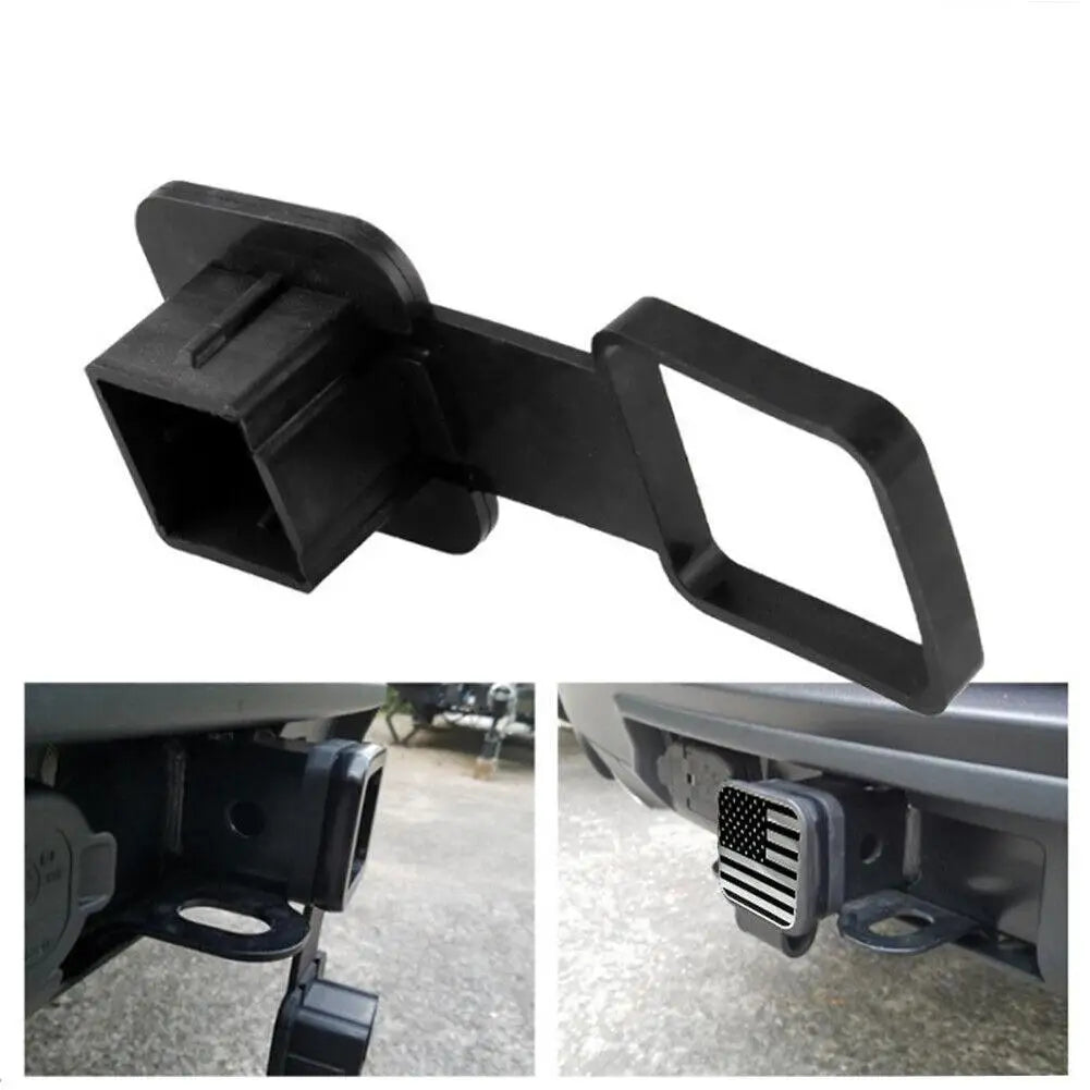 1pc New Car Plug Cover Trailer Hook Dustproof Plug Square Mouth Protective Cover For 2'' Trailer Hitch Receivers for Toyota