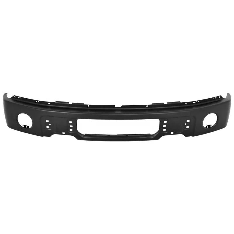 Front Bumper For 2009-2014 Ford F-150 Powdercoated Black with Fog Light Holes