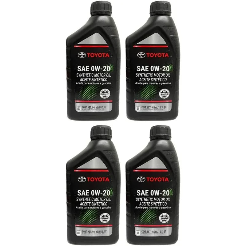 TOYOTA Genuine OEM 00279-0WQTE-01 Oil (4 QUARTS)