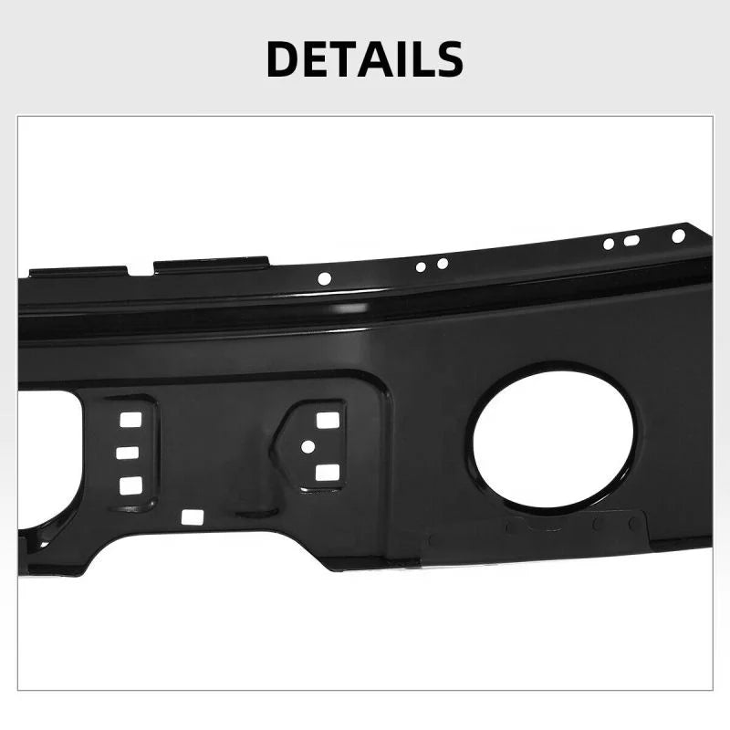 Front Bumper For 2009-2014 Ford F-150 Powdercoated Black with Fog Light Holes