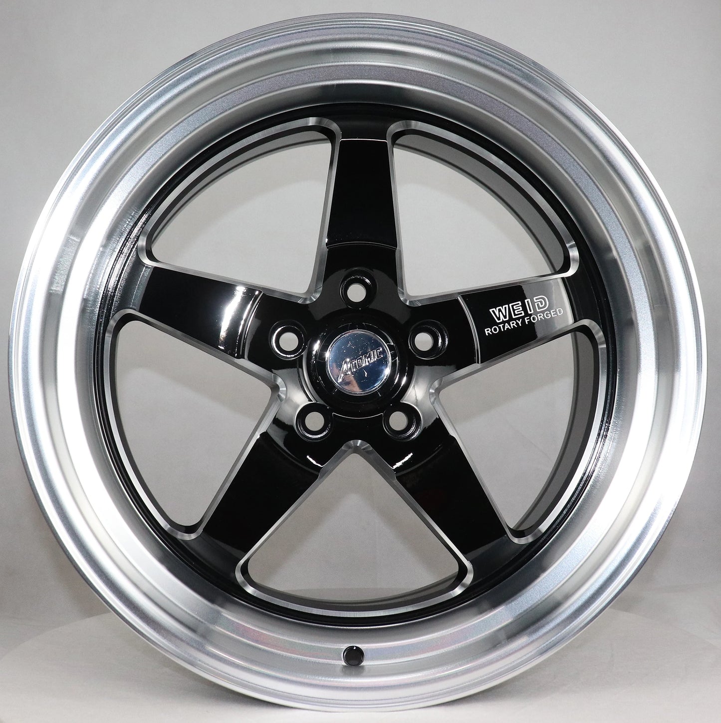 1PC 17 inch alloy wheels 18 inch black rims 5 holes 5x114.3 passenger car wheel rims