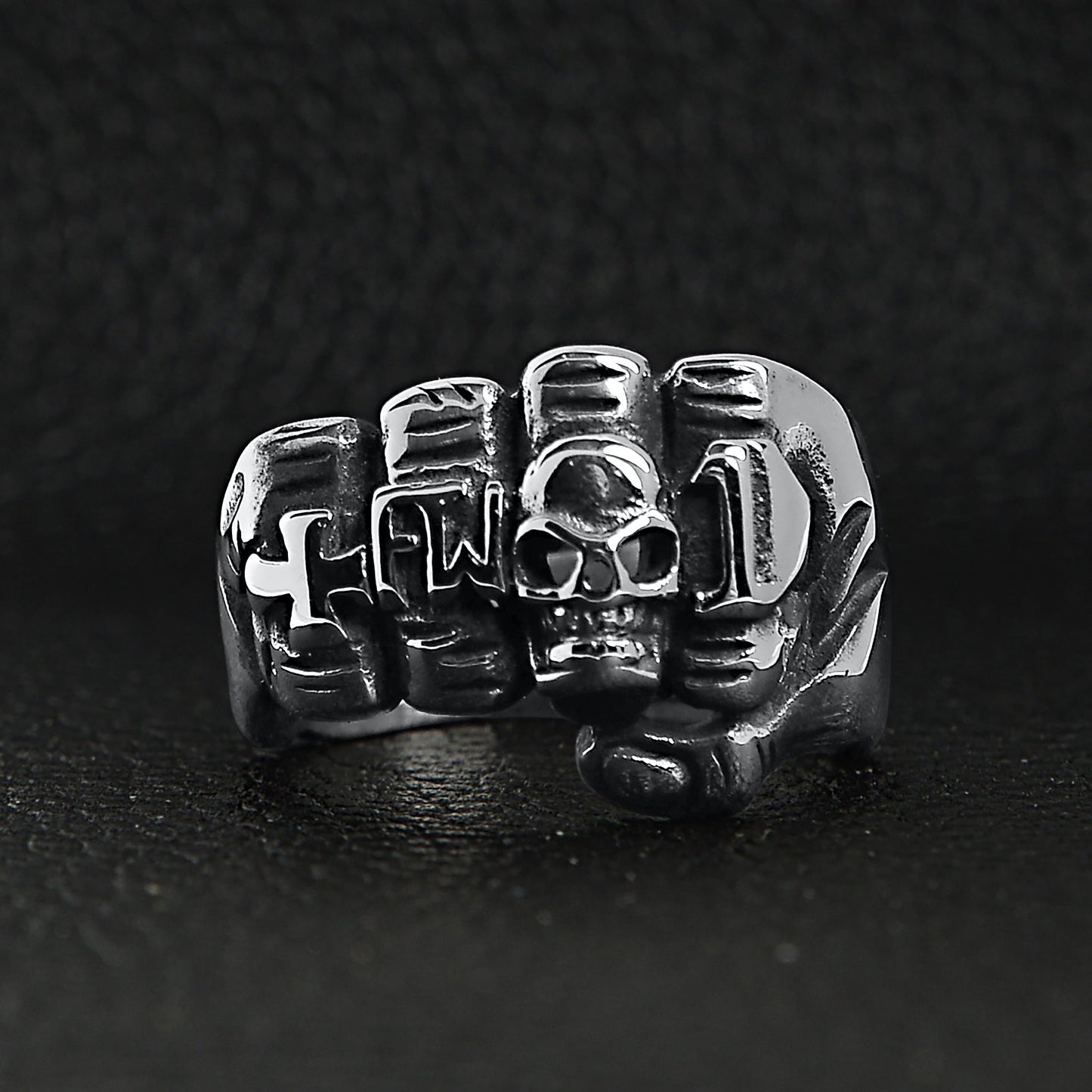 Stainless Steel Biker Rings Fist Ring / SCR2216