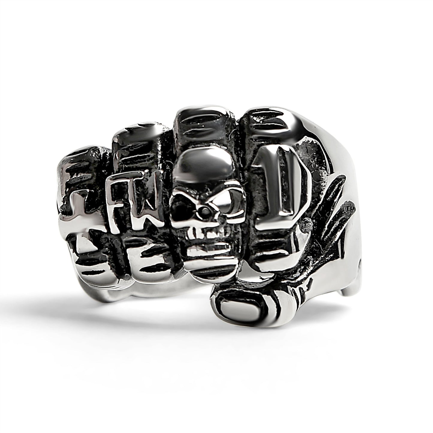 Stainless Steel Biker Rings Fist Ring / SCR2216