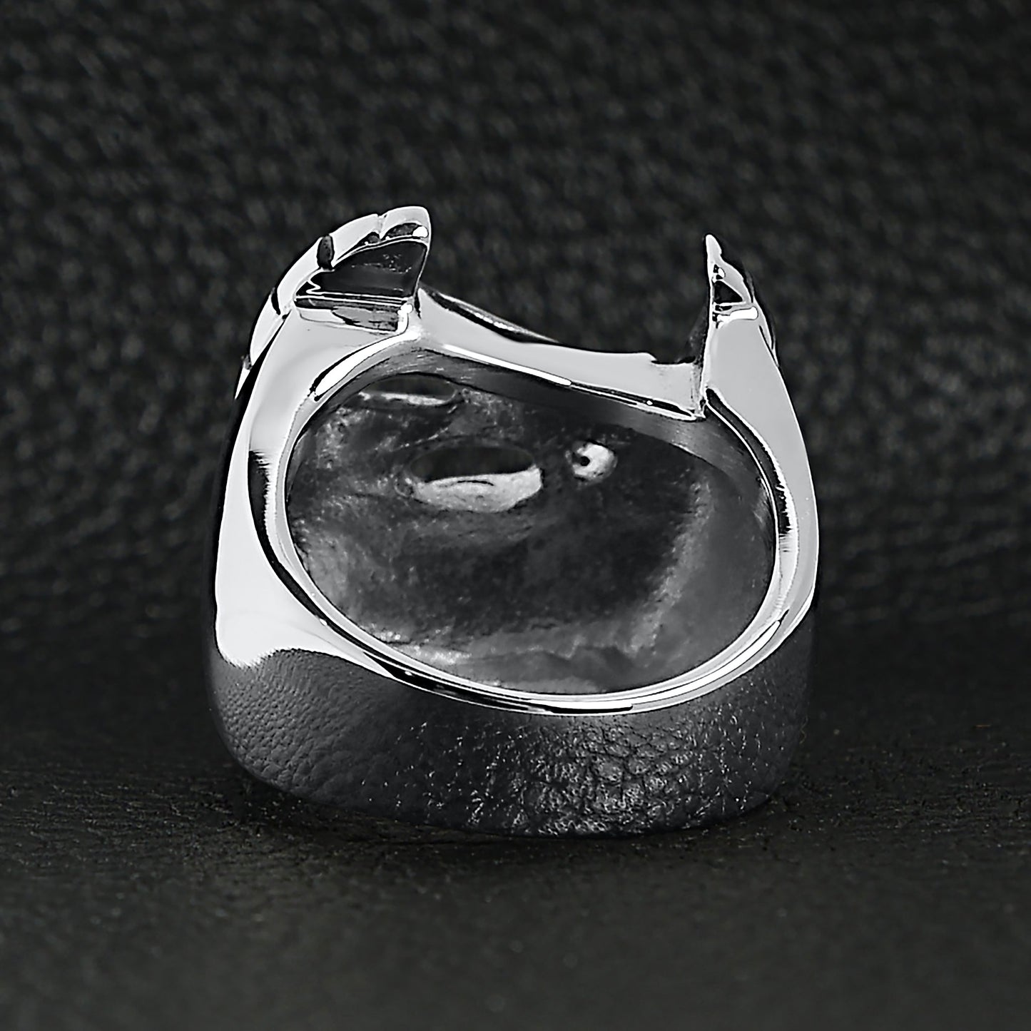 Stainless Steel "Live To Ride" "Ride To Live" Eagle Biker Ring /