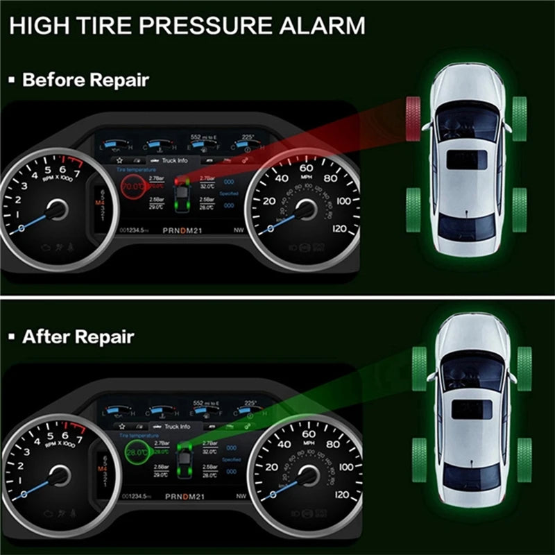 6Pcs For Autel MX Sensor 433 315MHZ TPMS Sensor Tire Pressure Repair Tools Scanner Maxitpms Monitor Programming Sensor