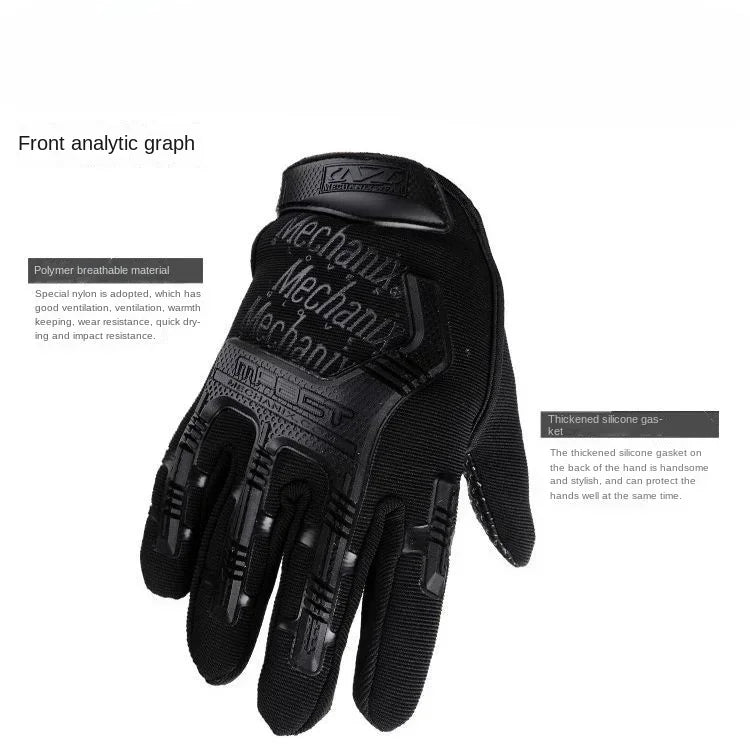 Wearable Men's Special Forces Anti-slip Gloves Seal Tactical Gloves Cool Motorcycle Super Mechanic Long Fingers