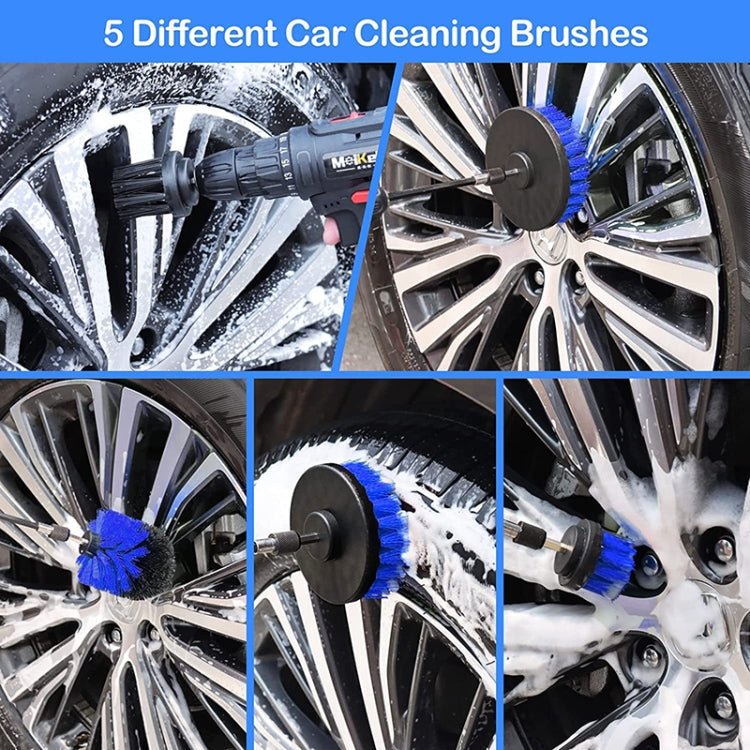 27pcs/set WRS-CS29 Car Wash Cleaning Brush Set Car Interior Crevice