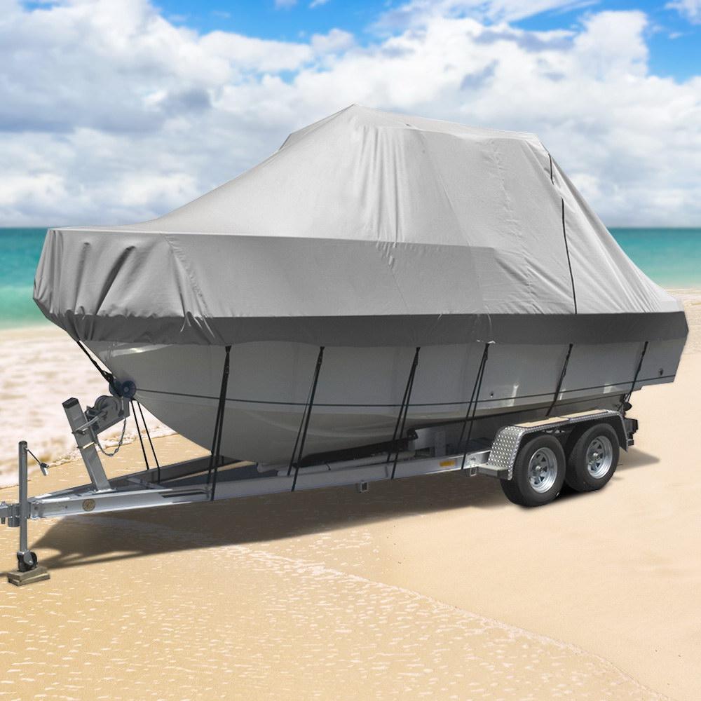 Seamanship 23-25ft Boat Cover Trailerable Jumbo 600D Marine Heavy Duty