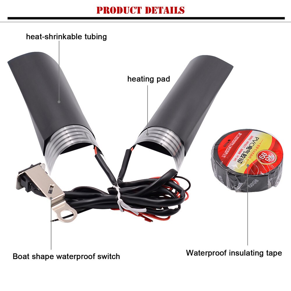 Winter Motorcycle Handle Heated Handlebar Set