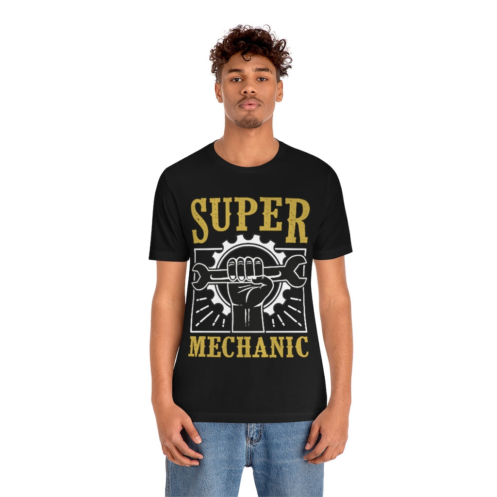 Super Mechanic Printed T-Shirt