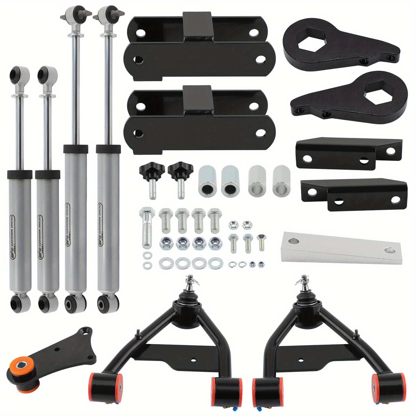 2.5" Suspension Lift Kit For Chevy S10 Blazer 1983-05 GMC Sonoma 4WD 1991-04