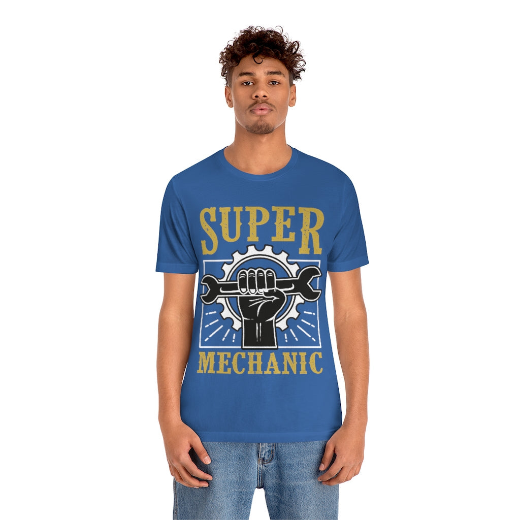 Super Mechanic Printed T-Shirt