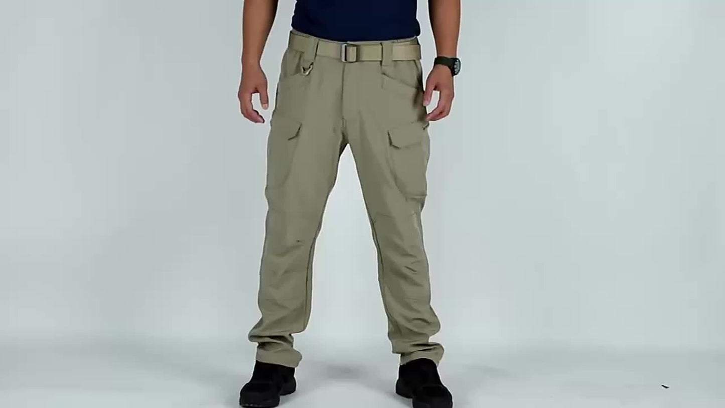 Waterproof, Windproof Fleece Lined Men's Ultimate Thermal Tactical Pants - Multi-Pocket, Loose Fit, Cargo Style - Perfect for Outdoor Enthusiasts, Hiking, Camping, Trekking, and Military Activities