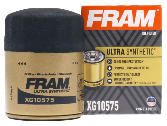 Ultra Synthetic XG10575 Motor Oil Filter, 20K Mile Filter for GM, Ford, Lincoln, Mercury